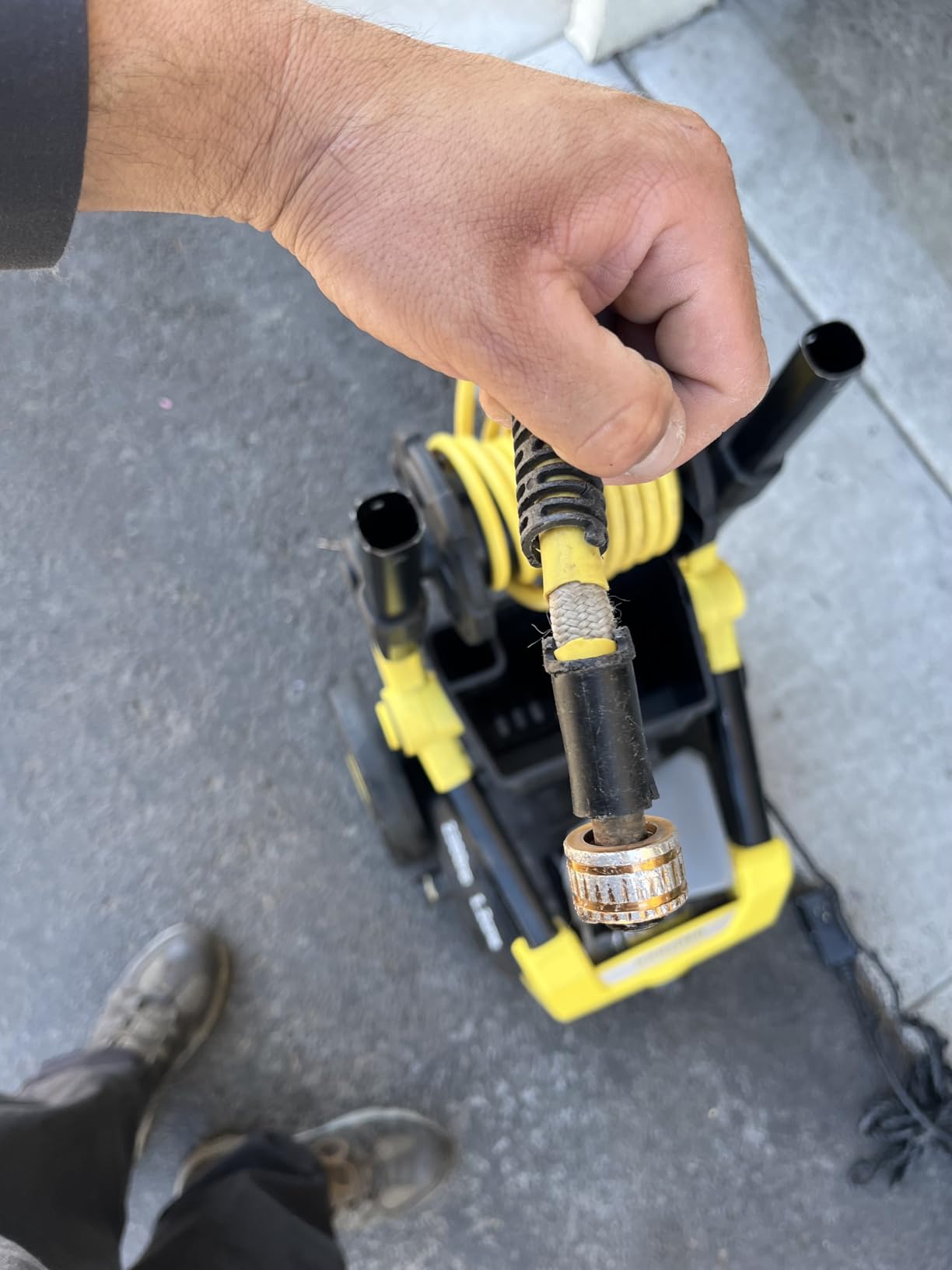 Karcher K2300PS Electric Pressure Washer, CETA Certified, 4 Spray Nozzles, Detergent Tank, Hose Reel, 1.2 GPM customer photo 2