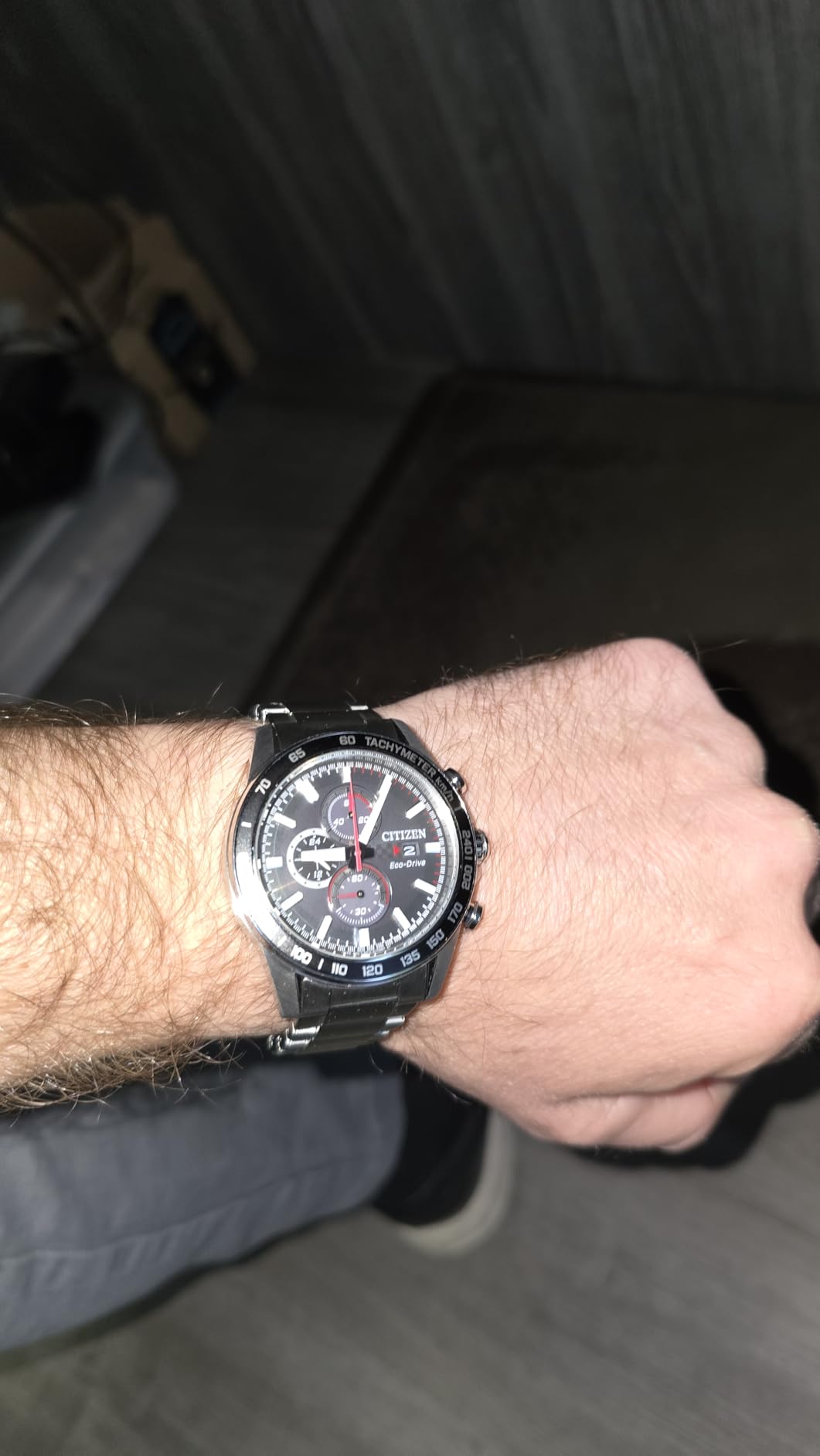 Citizen Men's Sport Casual Brycen Eco-Drive Chronograph Stainless Steel Watch customer photo 1