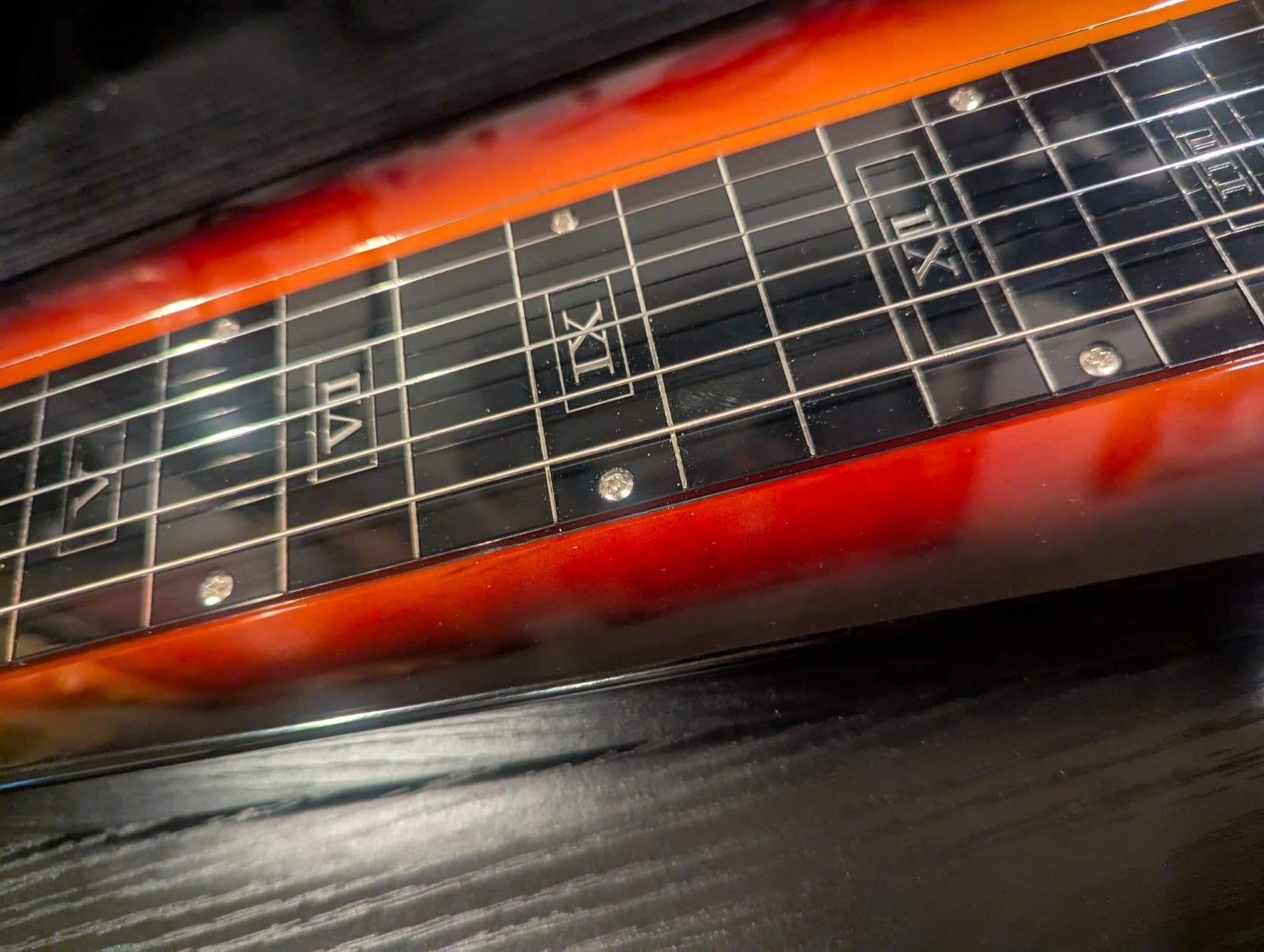 Batking Lap Steel Guitar 6 String Slotted Head Stock Electric Slide Guitars Blue Color customer photo 1