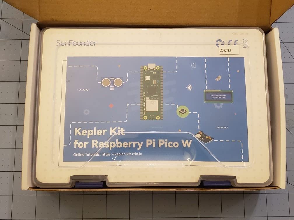 SunFounder Raspberry Pi Pico W Ultimate Starter Kit with Online Tutorials, RoHS Compliant, 450+ Items, 117 Projects, MicroPython, C/C++ (Compatible with Arduino IDE) customer photo 1