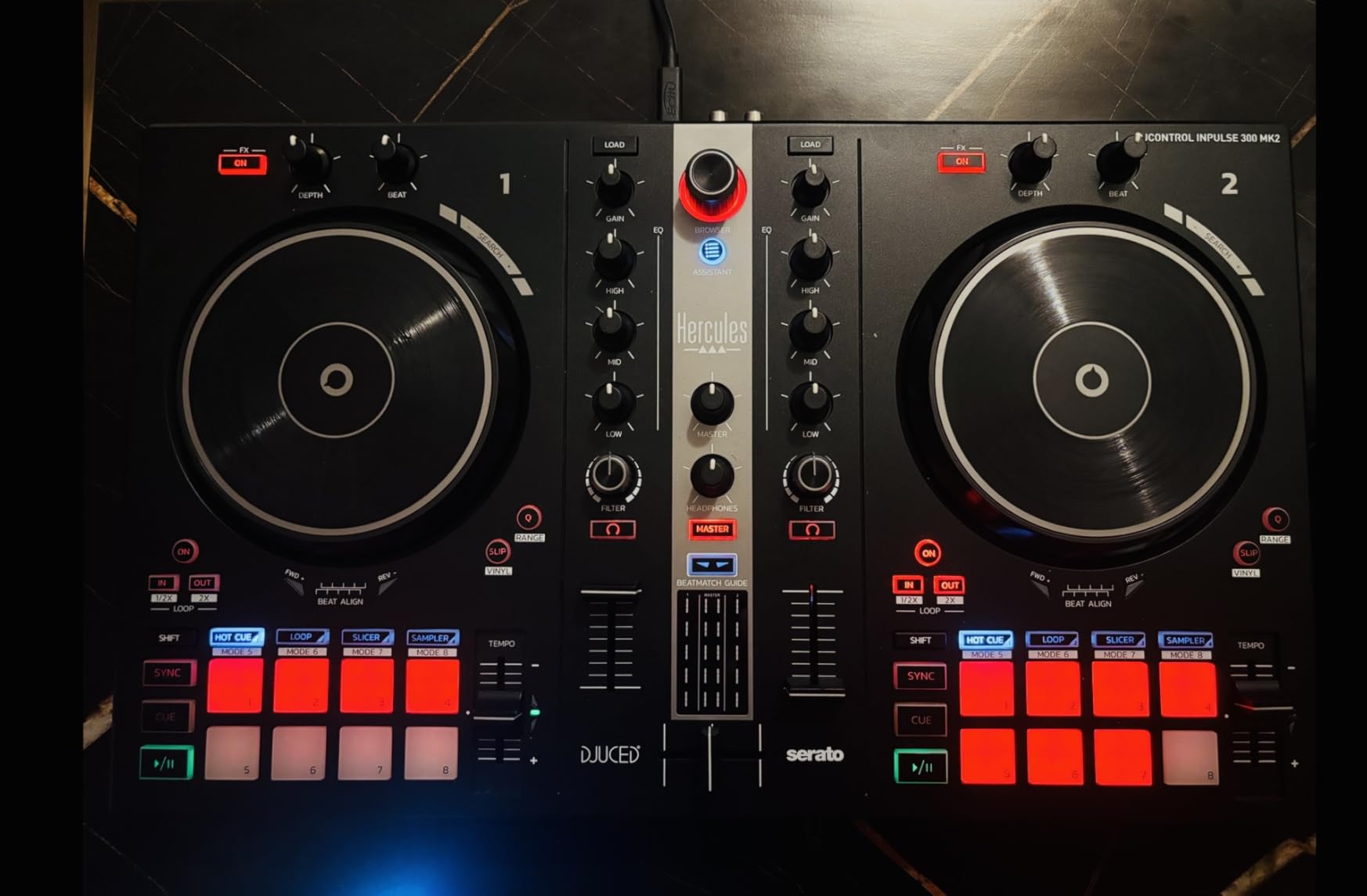 Hercules DJControl Inpulse 300 MK2 USB DJ Controller customer photo 1