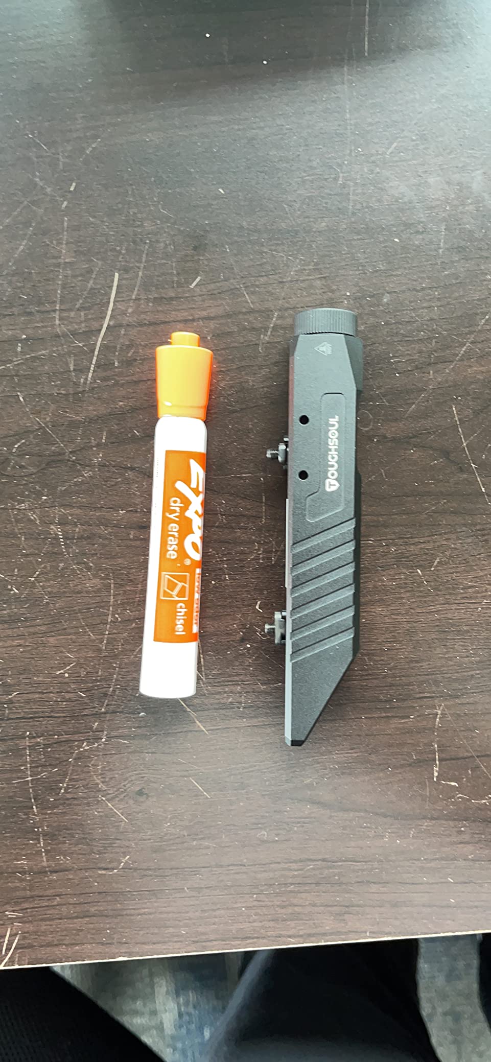 TOUGHSOUL Tactical Flashlight Green Laser Sight Combo | 1750 Lumen Picatinny Rail MLOK Mounted Rifle Flashlight (Green Laser) customer photo 1