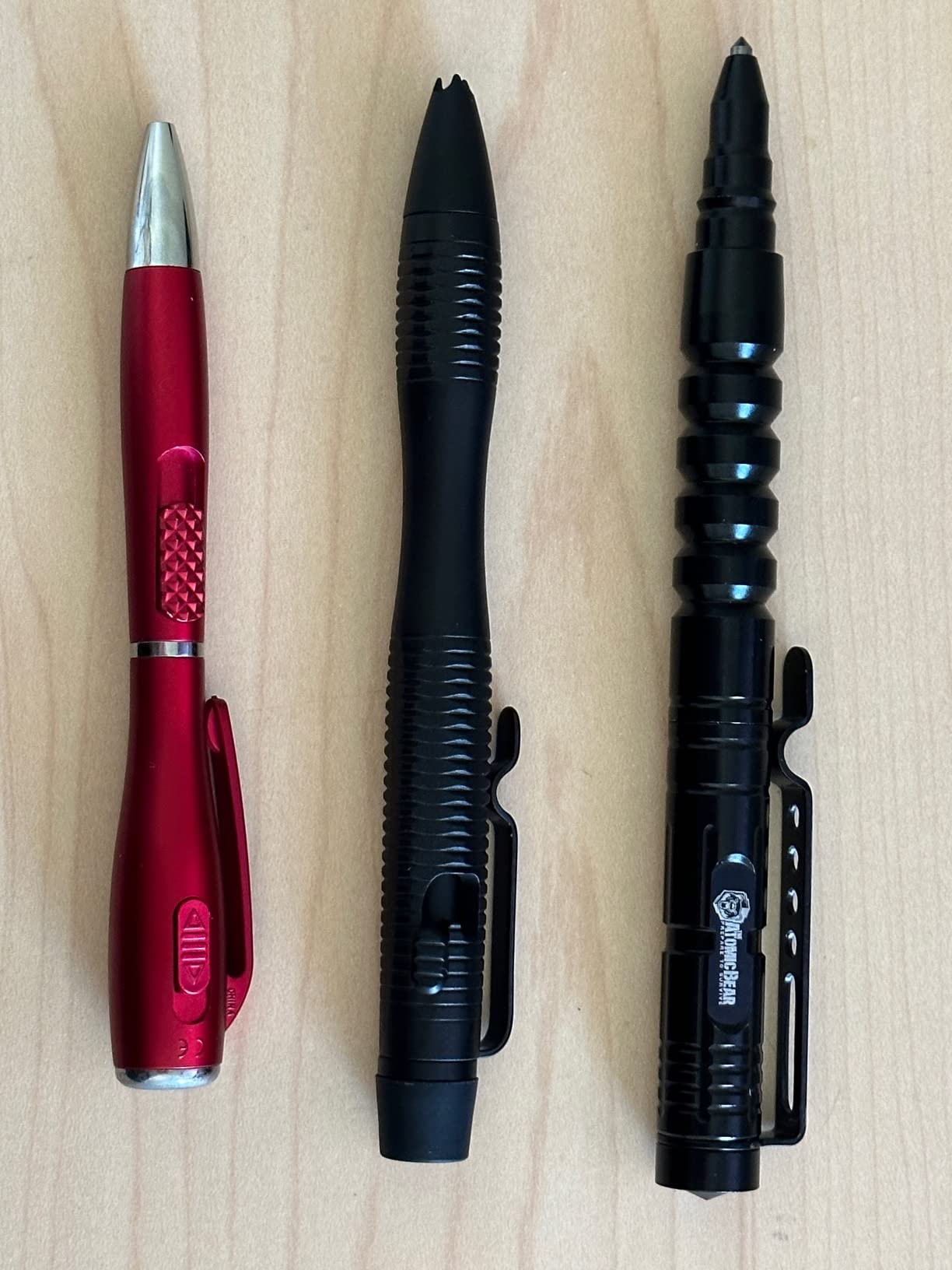 The Atomic Bear Stealth Pen Pro Tactical Pen for Self Defense - Enhanced Writing Survival Pen with Glass Breaker to Escape & Defend - Bonus Training to Protecting Yourself - Great Gift for Men customer photo 2