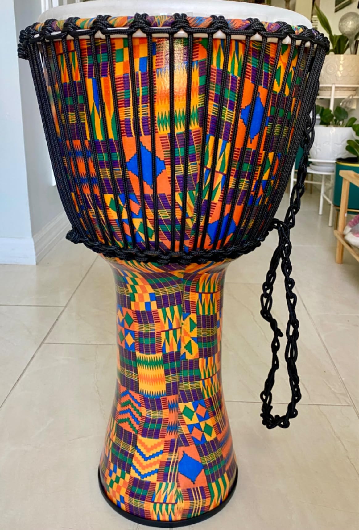 Meinl Percussion Series Travel Djembe Hand Drum Circle Instrument, Synthetic Shell and Head customer photo 1