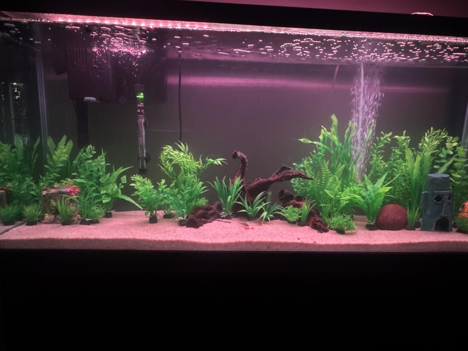 NICREW C10 24/7 LED Aquarium Light for Plants, 48-60 Inches, Full Spectrum Fish Tank Light with Timer, Brightness Adjustable customer photo 1