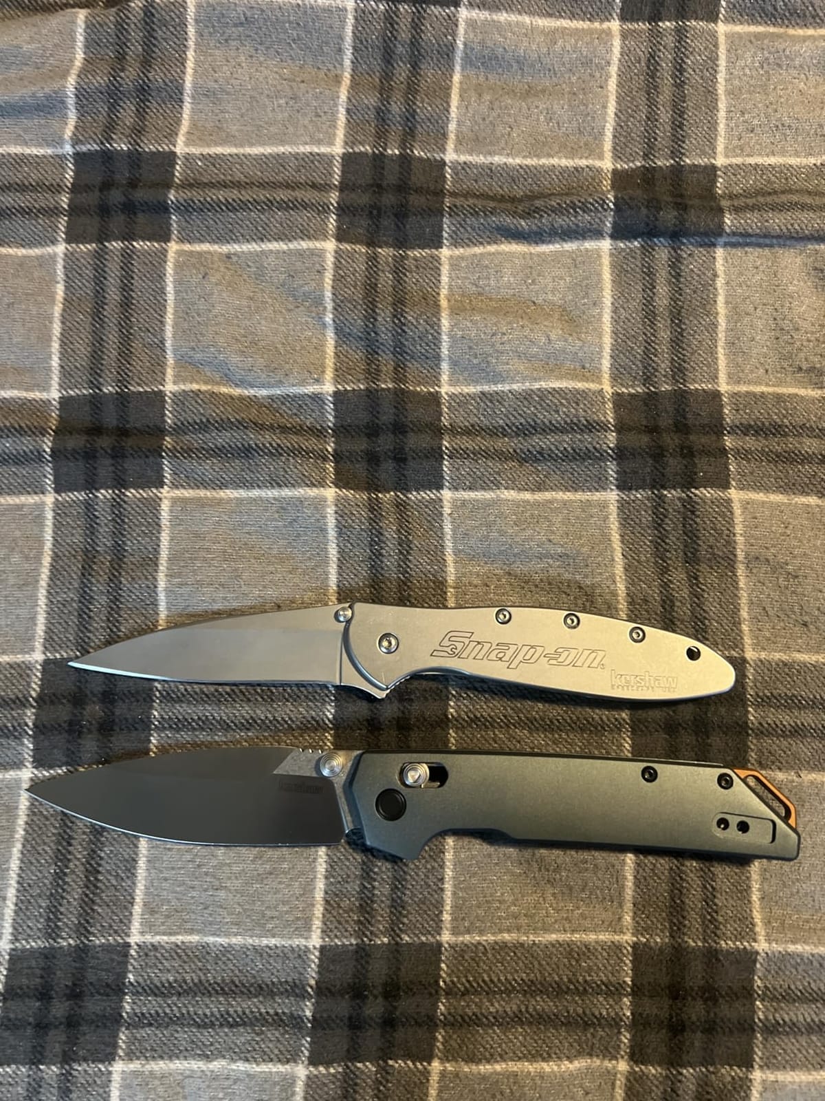Kershaw Iridium Reverse Tanto Folding Pocket Knife, 3.4