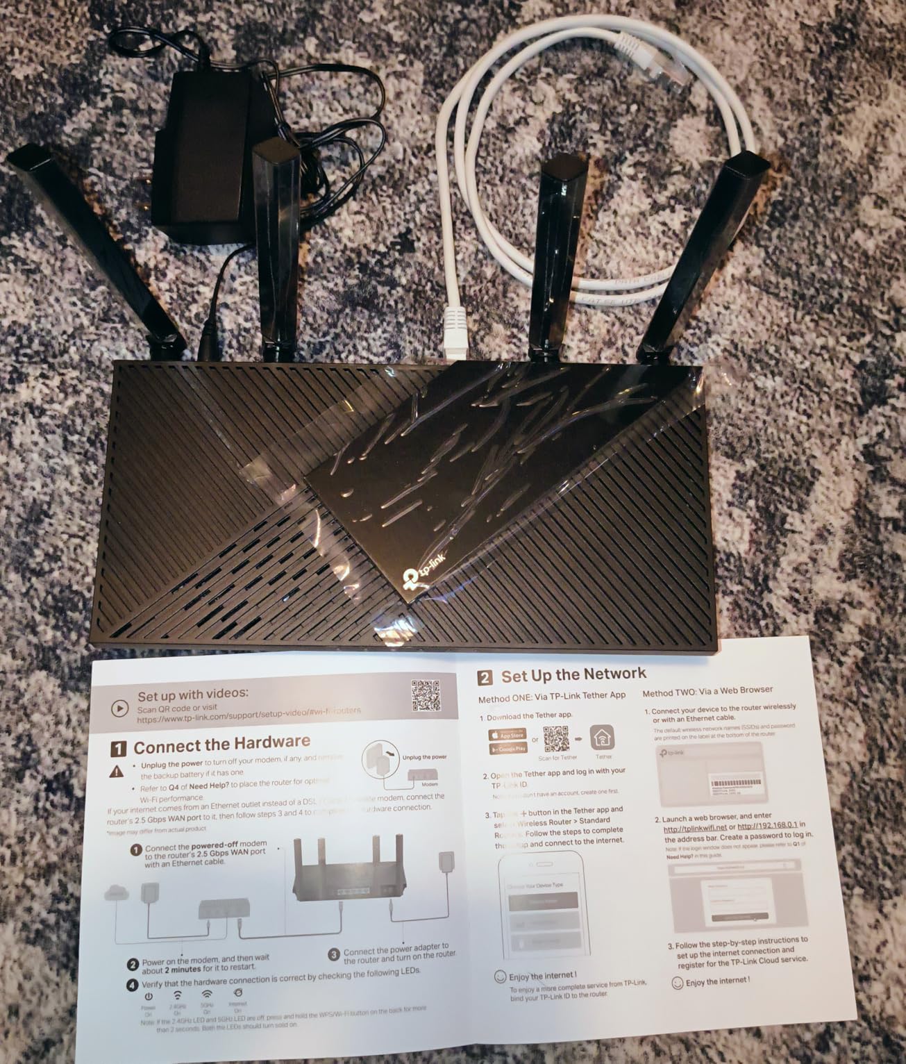 TP-Link AX3000 WiFi 6 Router (Archer AX55 Pro) - Multi-Gigabit, 2 x 2.5 Gbps Ports, Dual Band, VPN, USB 3.0, WPA3 customer photo 1