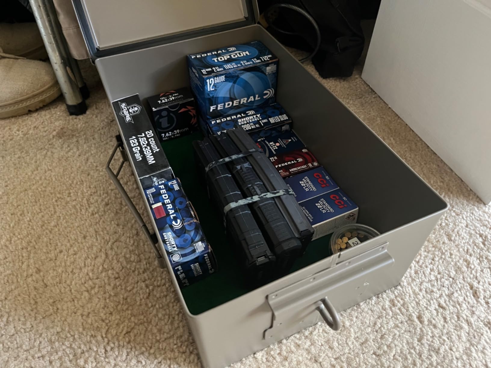 Reapr Steel Ammo Can, Heavy Duty Locking Metal Ammo Storage Box customer photo 1