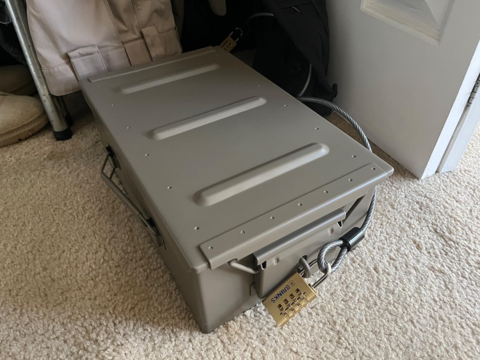 Reapr Steel Ammo Can, Heavy Duty Locking Metal Ammo Storage Box customer photo 2