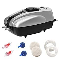 AquaMiracle Quiet Aquarium Air Pump 200/317/475GPH High Pressure Commercial Air Pump Pond Aerator Bubbler Hydroponics Air Pump Oxygen Pump customer photo 2
