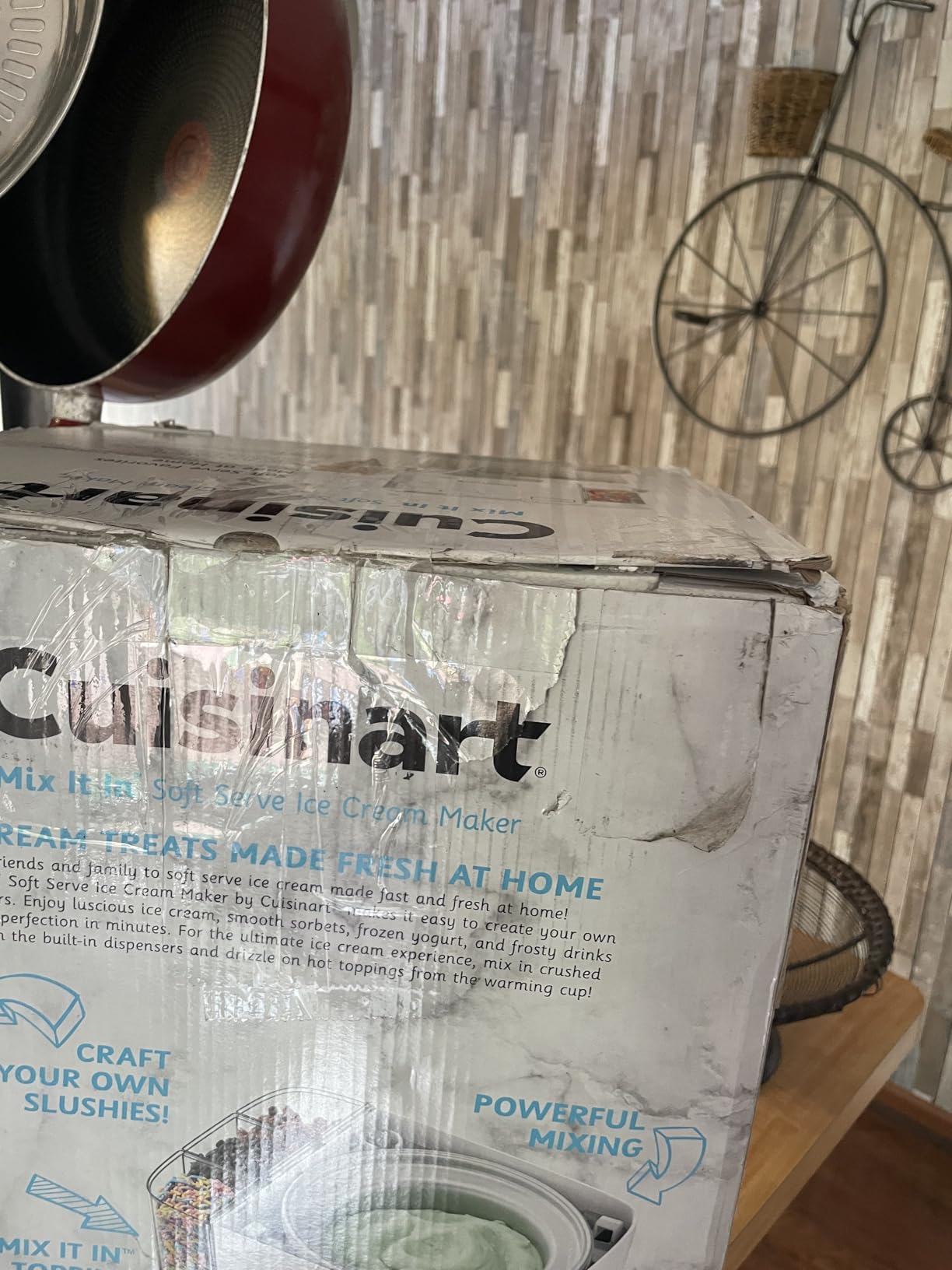 Cuisinart Soft Serve Ice Cream Machine- Mix It In Ice Cream Maker for Frozen Yogurt, Sorbet, Gelato, Drinks 1.5 Quart, White, ICE-48 customer photo 2