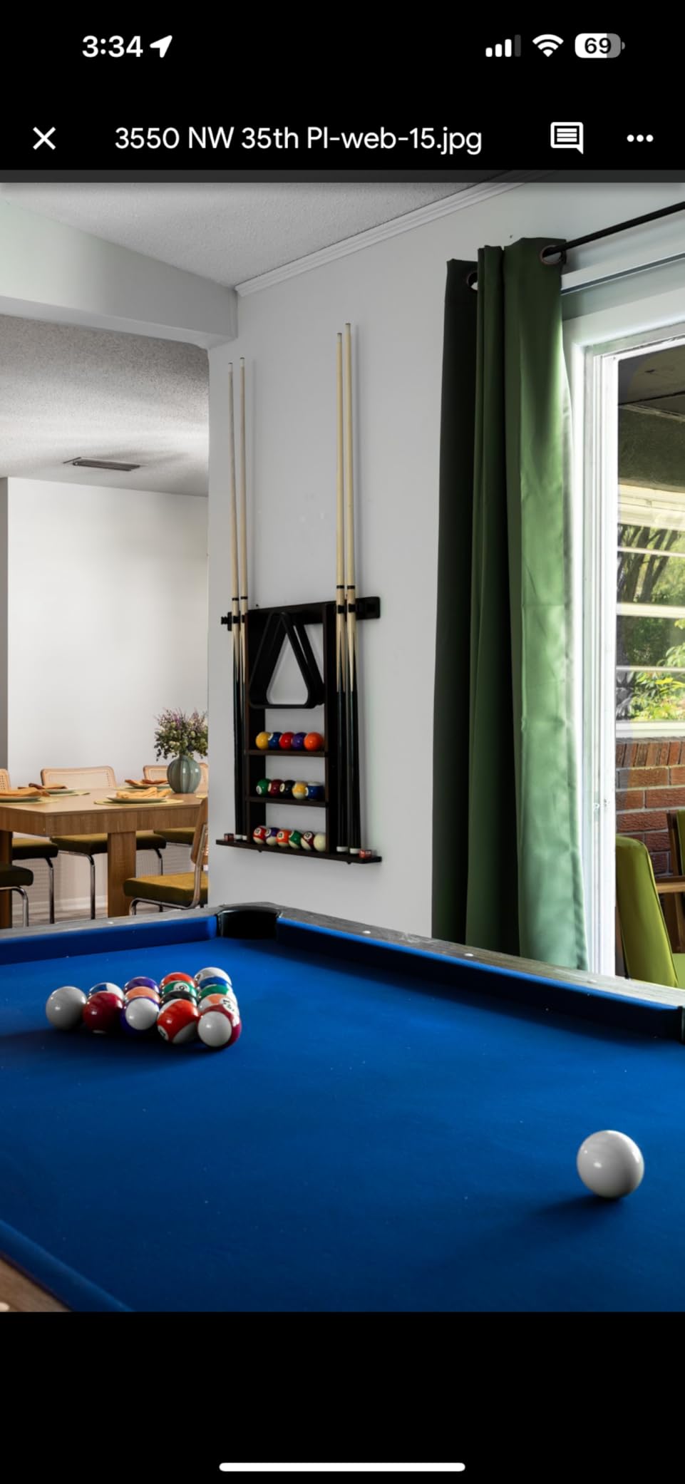Outus 71 Pcs Premium Pool Table Accessories Set | Billiard Set, Pool Ball, Cue Sticks with Tip, Triangle Rack, Chalk, Brush Spot Sticker customer photo 2