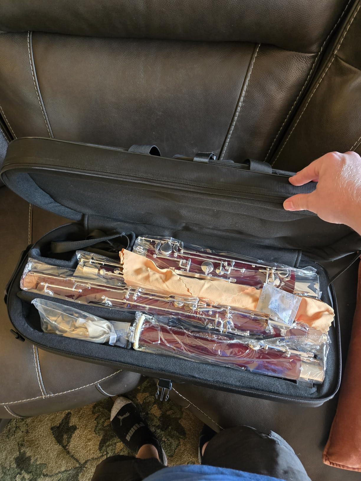 BNS-M c key student bassoon adult maple wood bassoon instruments customer photo 1