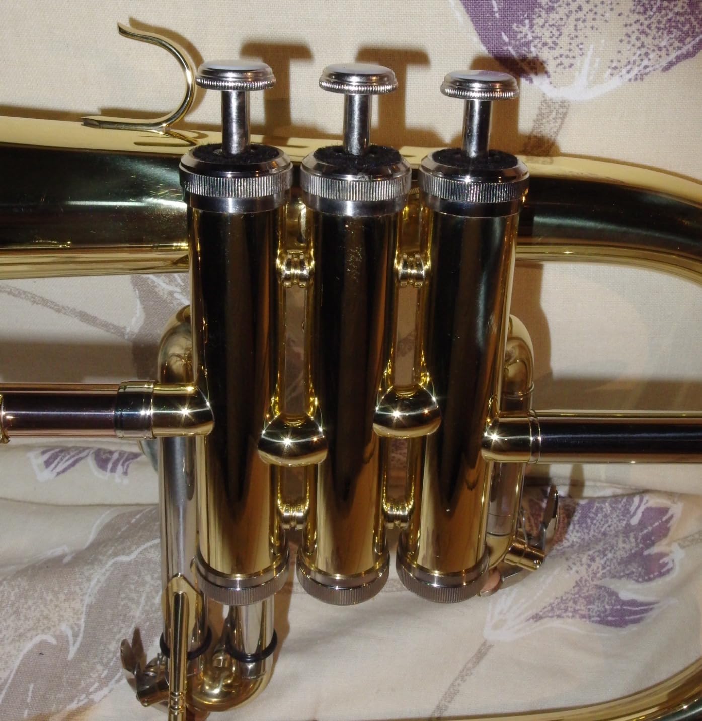 SFH-8336 brass flugelhorn 3 valve instrument with case flugel horn customer photo 2