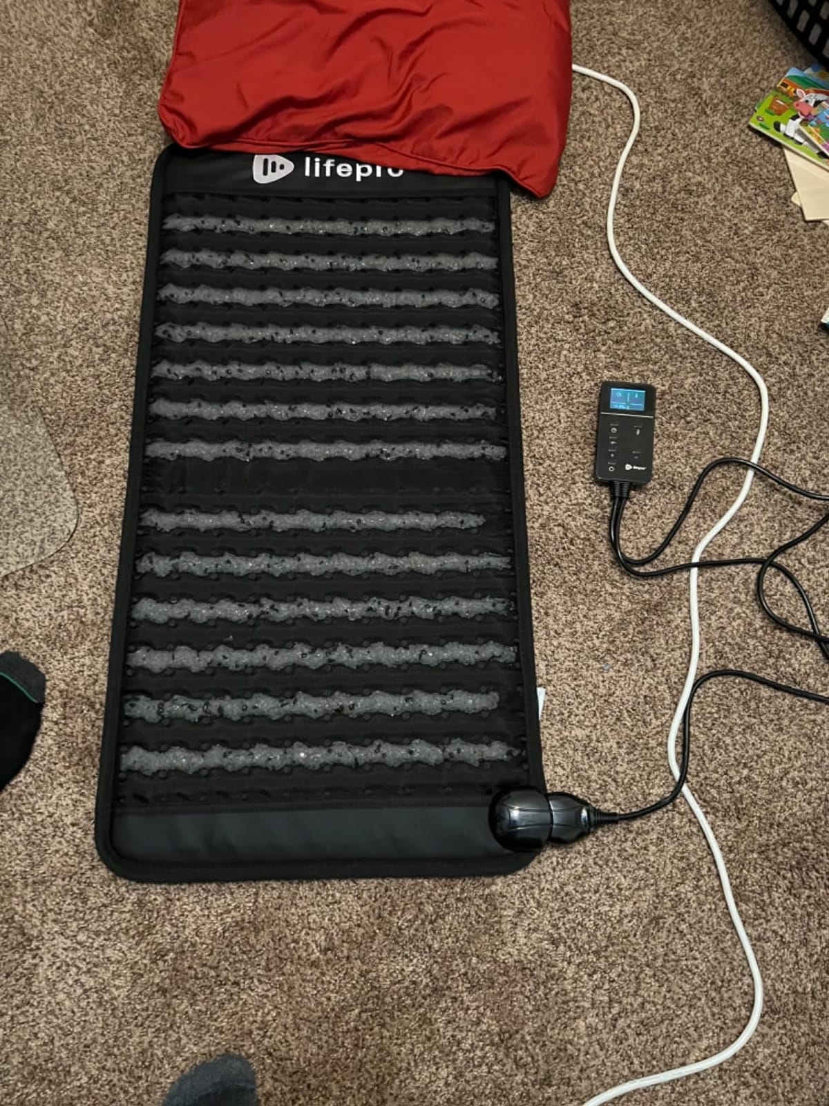 Lifepro Portable Far Infrared Heating Mat - Mat with Far Infrared Heating Pads -Therapy Device for Back, Mood, Energy, and Recovery customer photo 1