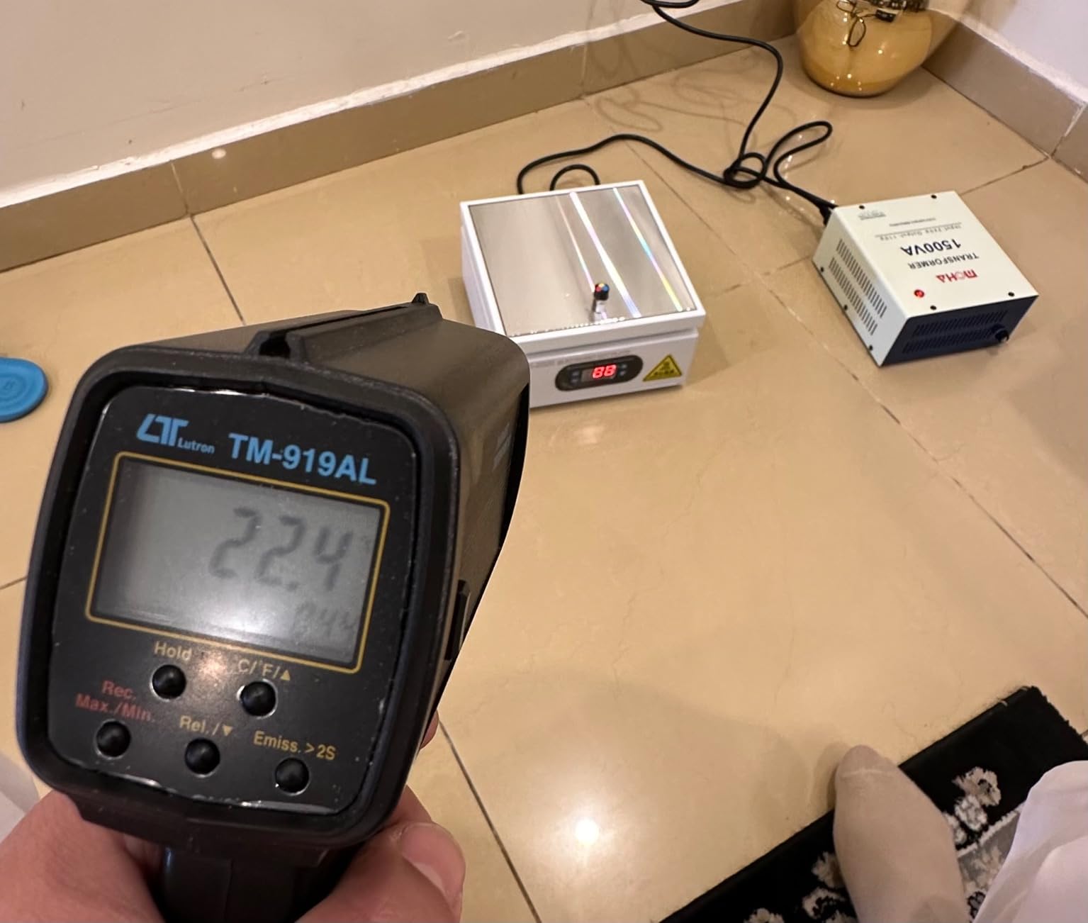 700W 110V Soldering Station Hot Plate, LED Microcomputer Electric Preheat Rework Heater Lab (200X200mm) customer photo 1