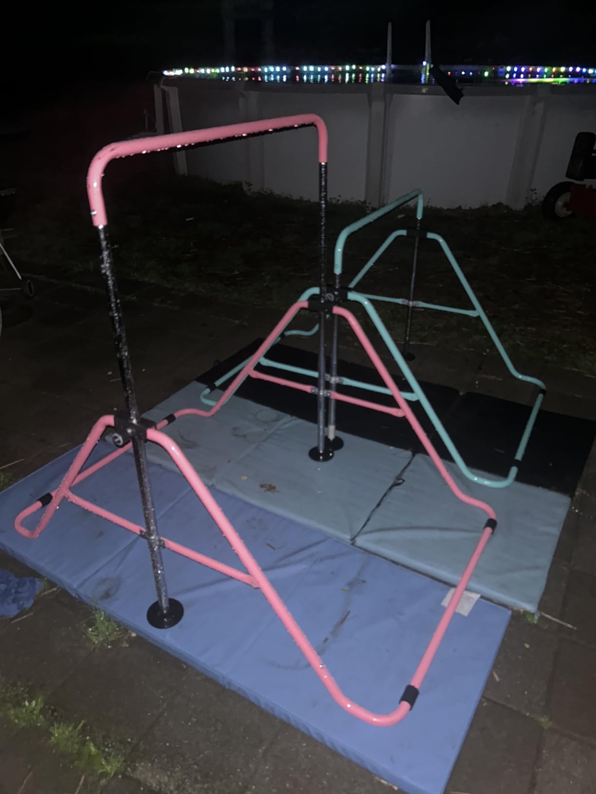 Fitvids Gymnastics Bar for Kids Height Adjustable Horizontal Kip Bar Folding Gymnastics Junior Training Bar customer photo 2