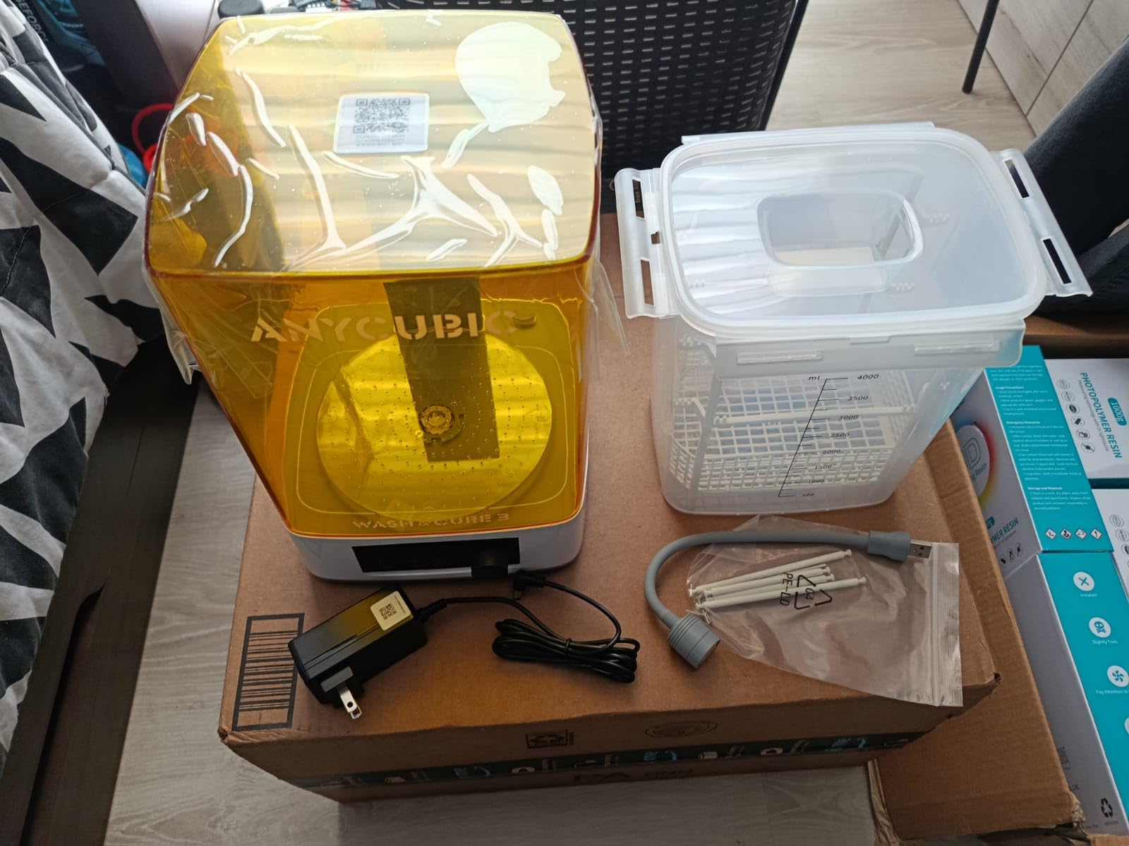 ANYCUBIC Wash and Cure Max 3 Station, Washing Size 305x165x300mm | Supersize 2 in 1 Wash and Cure Machine for Photon Mono M7 MAX Resin Printer with Dual-Mode Cleaning & Conserving IPA customer photo 1