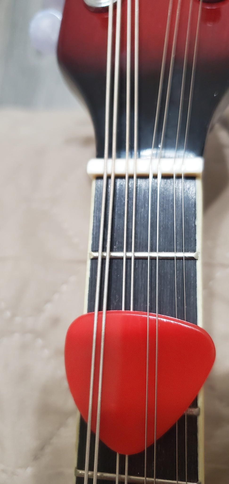Ktaxon A-Style Mandolin, 8 Strings Acoustic Mahogany Wood Red Sunburst | For Kids & Adults, Acoustic Fiddle, Portable Case and Accessories customer photo 1