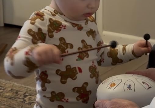 Sounds Of Silence Steel Tongue Drum for Kids with Storybook and Songbook | Dylan's Dream Drum, Ages 3+, Calming Bedtime Musical Gift, Easy to Play, 6 Inch 8 Notes, Includes Mallets, Carry Bag, 432 Hz customer photo 1