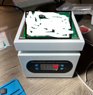 350W Soldering Hot Plate, 100x100mm LED Microcomputer Preheat Rework Heater | 110V Aluminum Preheat Soldering Station Welder 30-400℃ Wide Adjustable Temperature & Precise CPU Constant Temp Control customer photo 1
