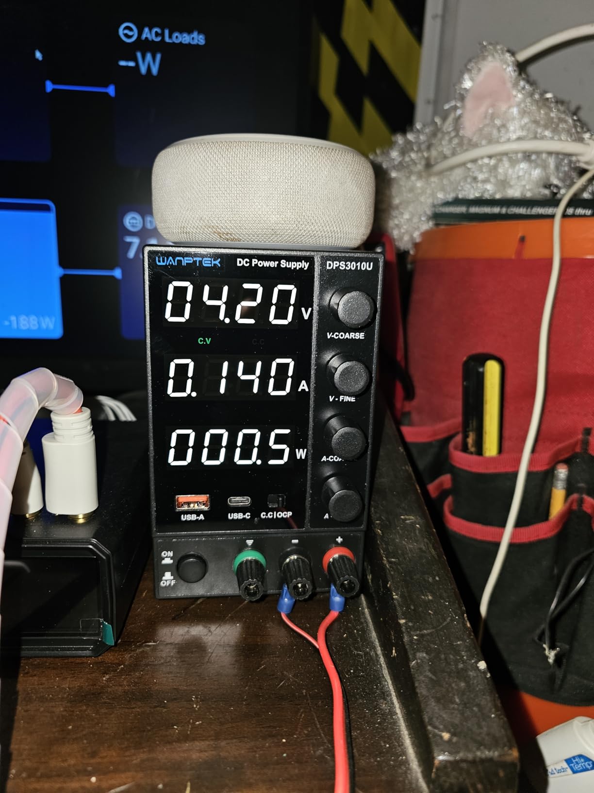 DC Power Supply Variable 0-30V 0-10A, Adjustable Switching Regulated Bench Power Supply with Encoder Coarse & Fine Knob, 3.6A USB & Type-C Quick-Charge, OCP Overcurrent Protection customer photo 1