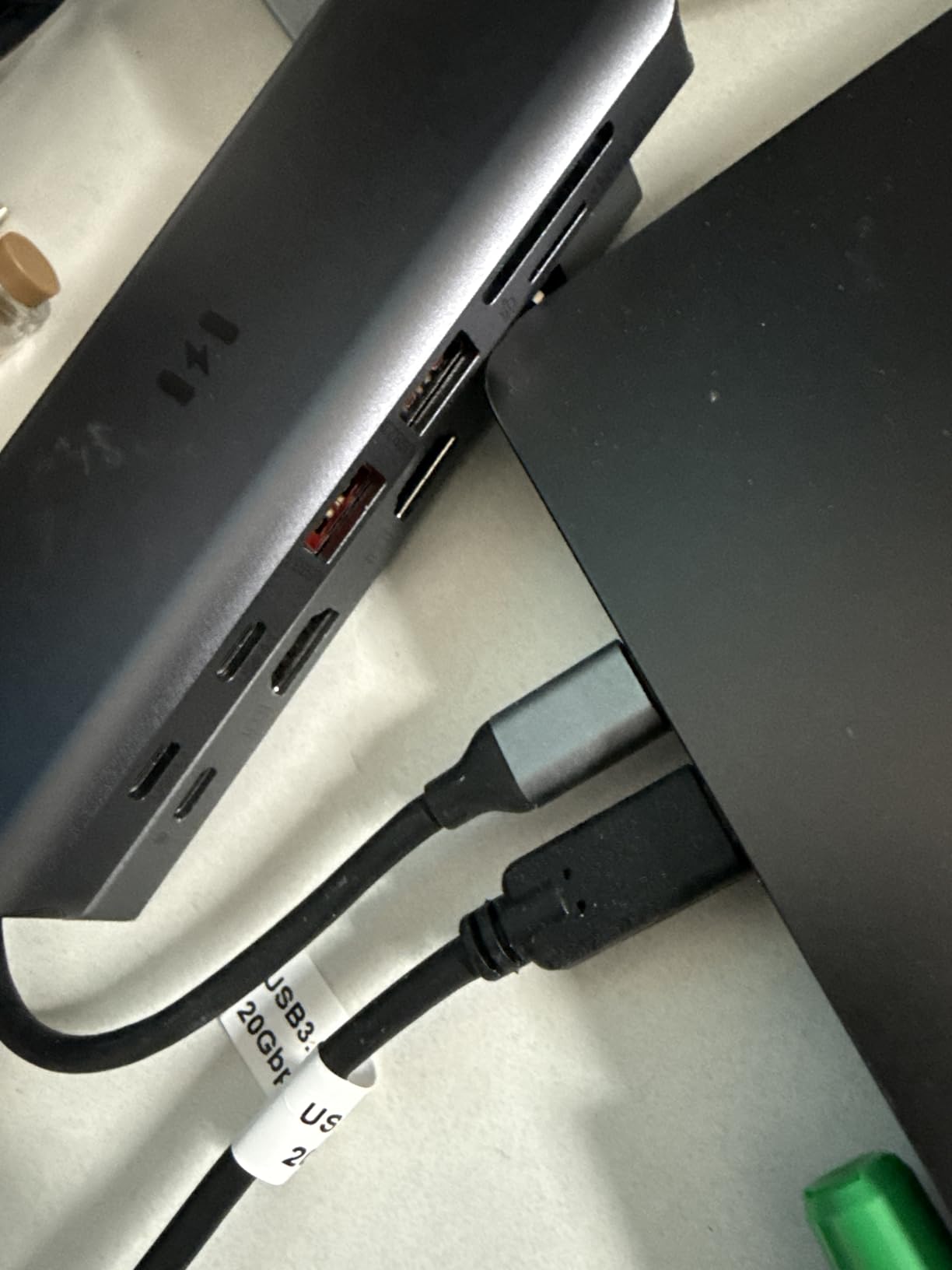 Selore USB C Docking Station for Dual or Triple Monitors with Dual HDMI, DisplayPort, Ethernet and 100W PD customer photo 2