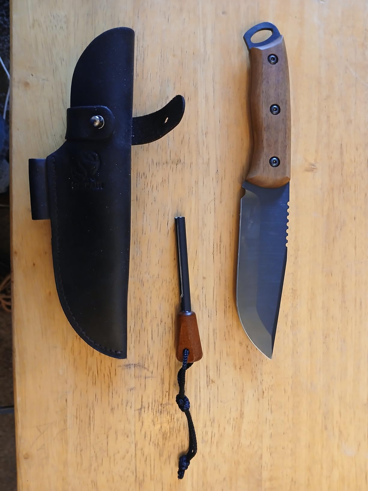 BeaverCraft Bushcraft Knife Full Tang 9.8