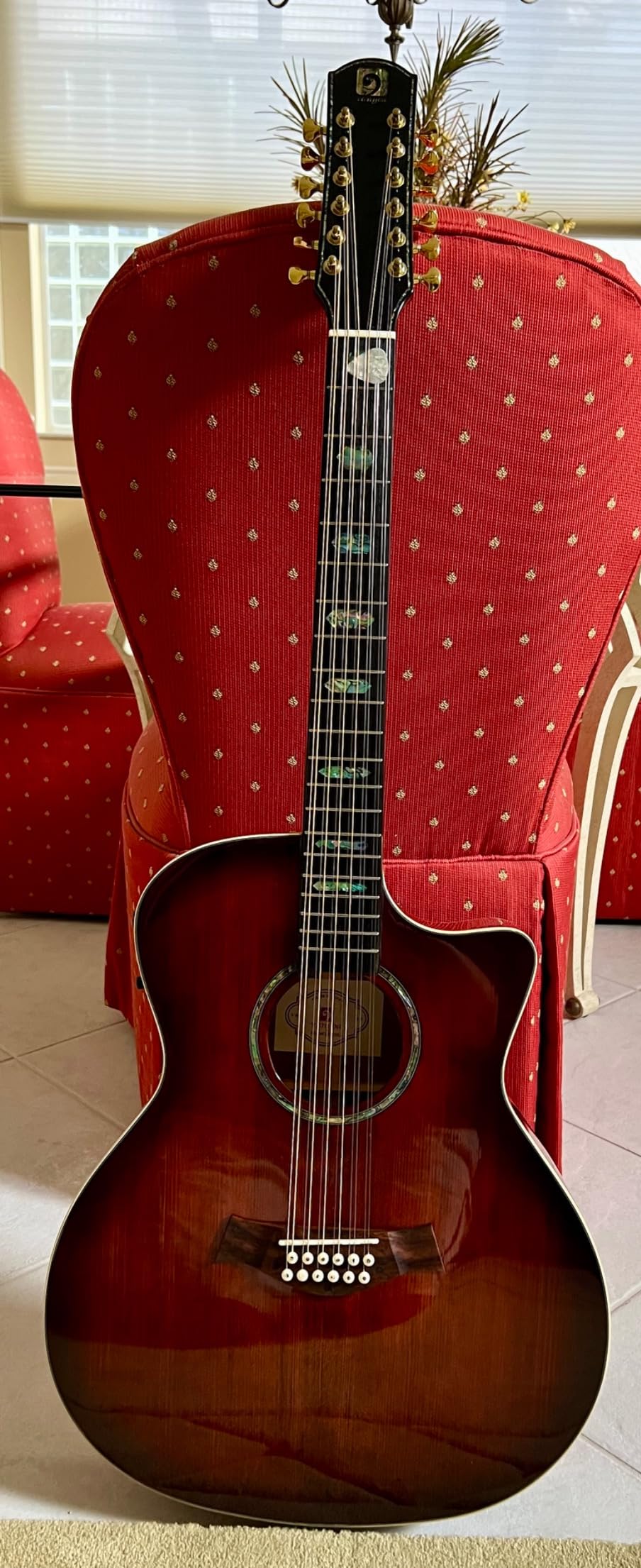 Vangoa 12 String Guitar Solid Wood Acoustic Electric Kit, Spruce Top, Mahogany Body customer photo 2