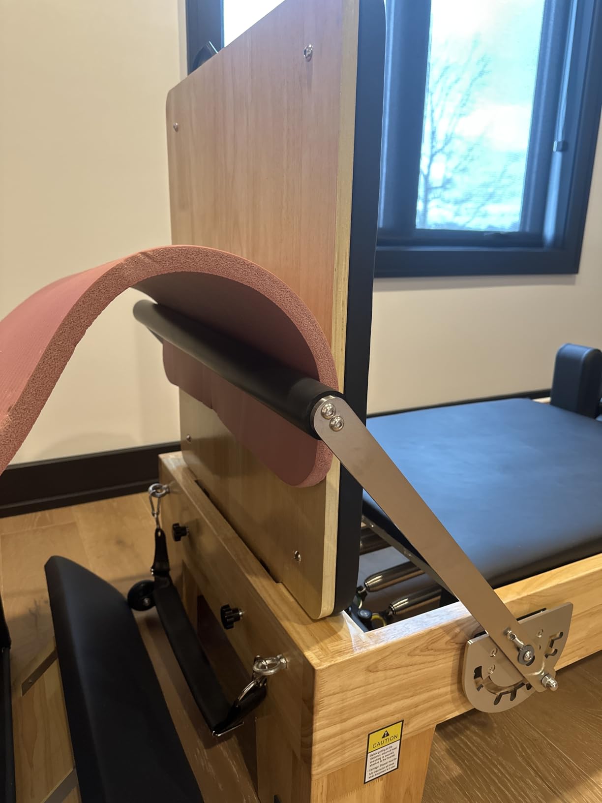 Pilates Reformer for Home Gym, Solid Wood Pilates Reformer Machine | 90% Pre-installed, Springs/Jump Board/Reformer Box/Accessories, SS Tower, 440LBS Capacity, for Home/Pilates Studio (FBA) customer photo 1