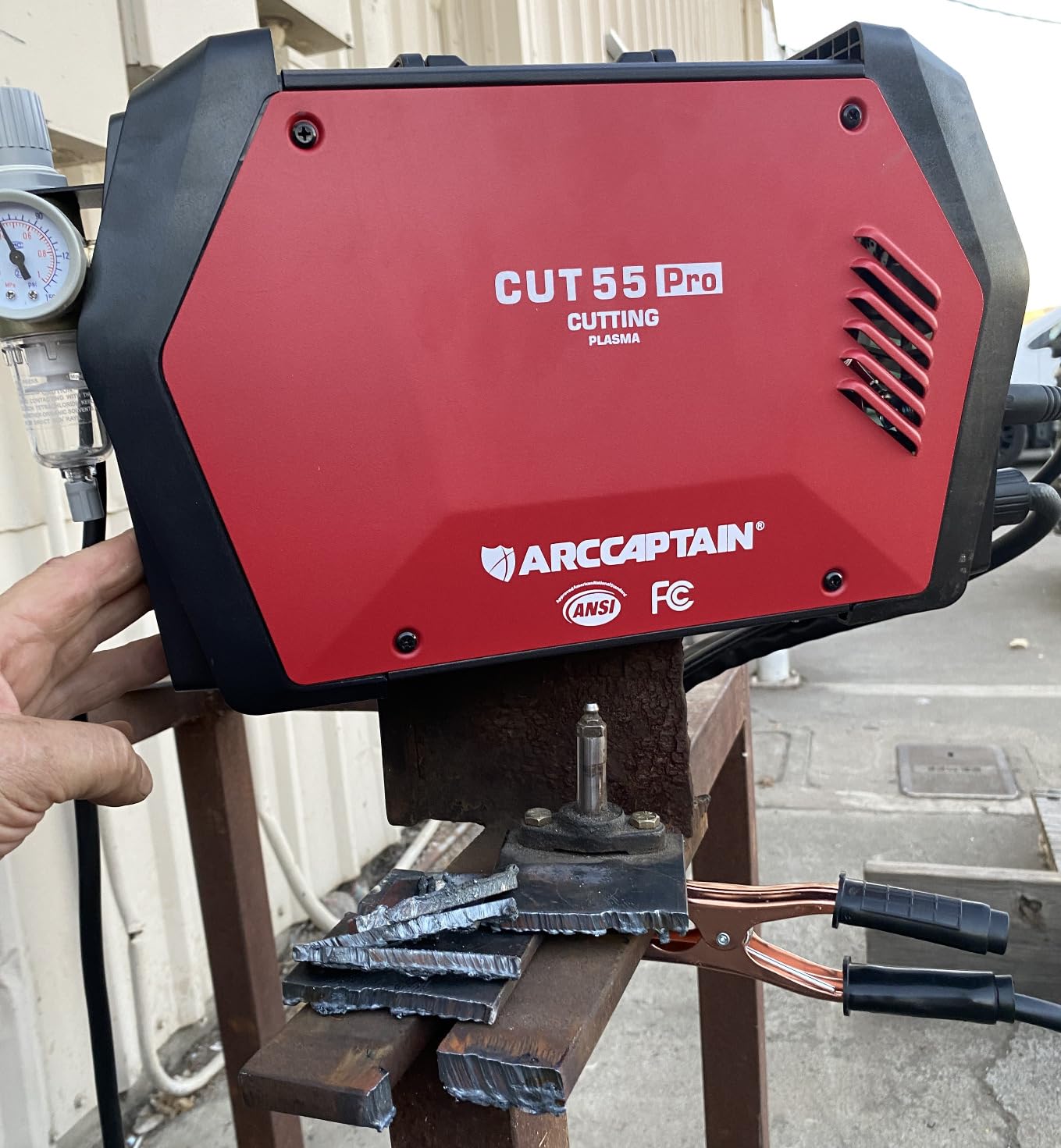 ARCCAPTAIN iControl CUT55 Pro Plasma Cutter Machine, 55Amp, 120V/240V | APP Control, 1/2