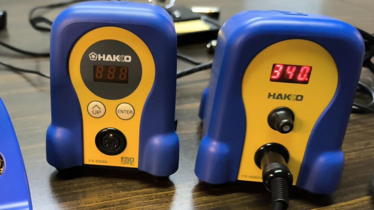 Hakko FX888DX-010BY - Digital Soldering Station with Rotary Encoder (Blue/Yellow Housing) customer photo 1