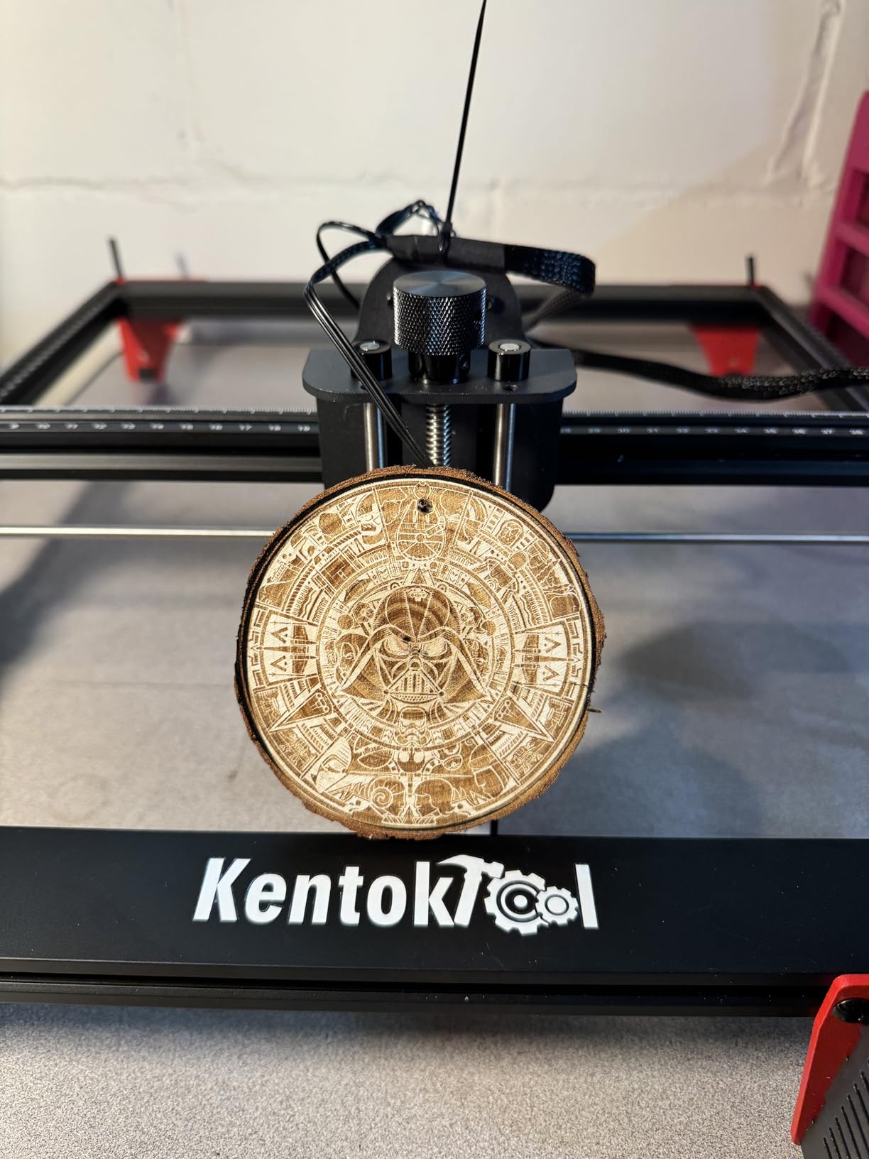 Laser Engraver, LE400PRO 50W Laser Engraving Machine for Beginners, 5.5W 400x400mm Large Working Area High Precision Laser Engraver and Cutter Machine for Wood Acrylic Leather (Class 1 Output 5500mW) customer photo 1