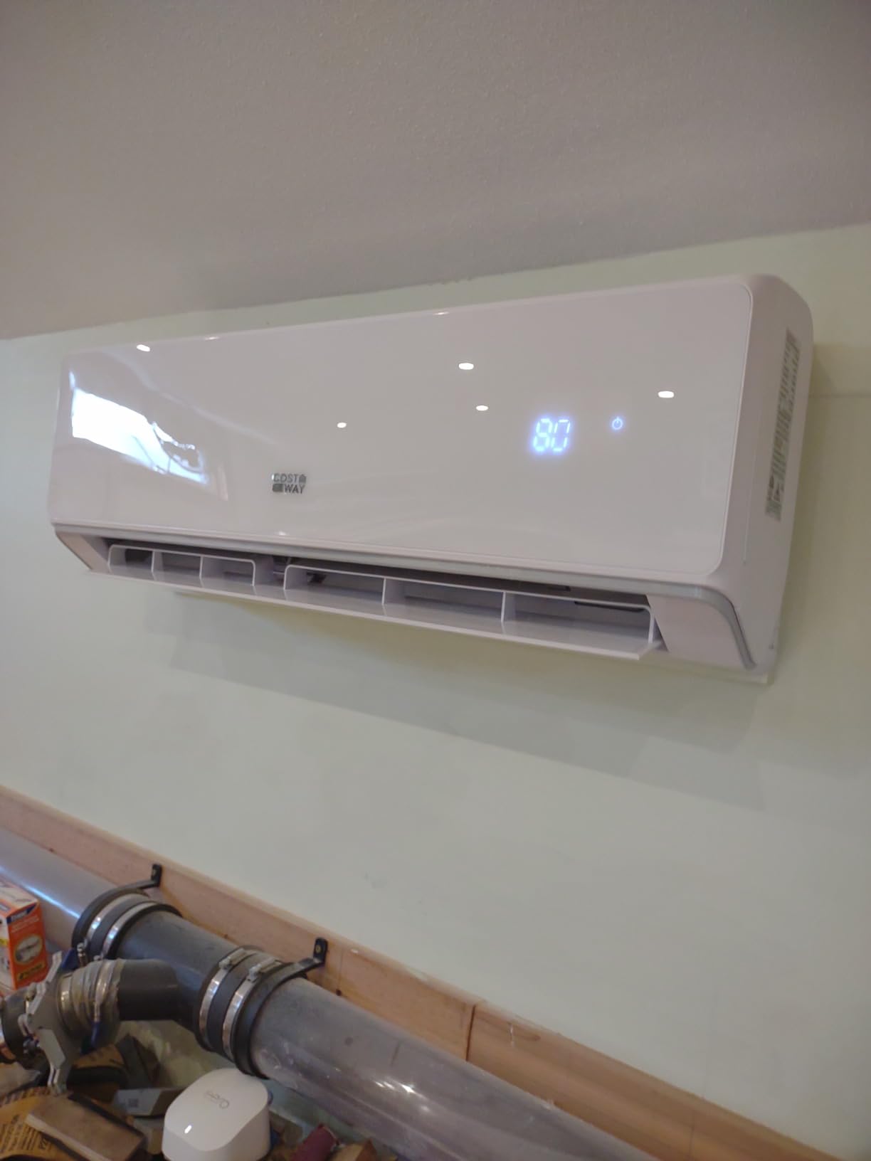 COSTWAY 12000 BTU Wifi Enabled Mini Split Air Conditioner & Heater | 22 SEER2 208-230V Inverter AC Unit Cools up to 750 Sq. Ft, Energy Efficient, Heat Pump customer photo 2
