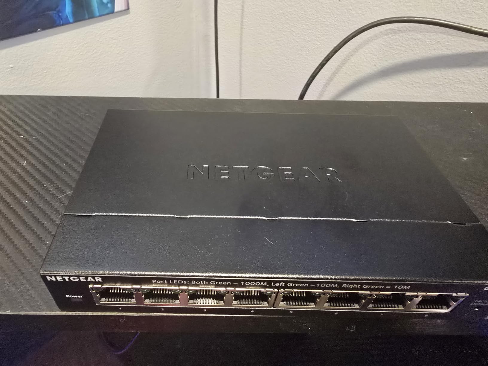 NETGEAR 8-Port Gigabit Ethernet Easy Smart Managed Essentials Switch (GS308E) | Essentials Model, Desktop or Wall Mount, Home Network Hub, Office Ethernet Splitter, Silent Operation customer photo 2