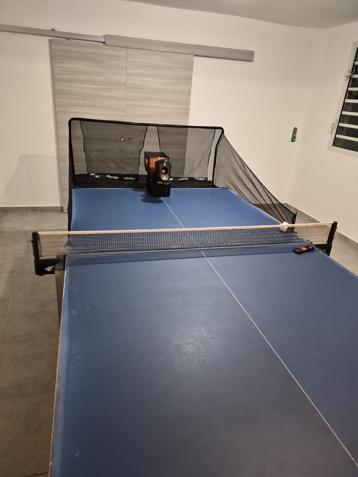 Table Tennis Robot with Net, Ping Pong Machine, Remote/App Control, 264 Pre-Saved Drills, Custom Drills customer photo 2