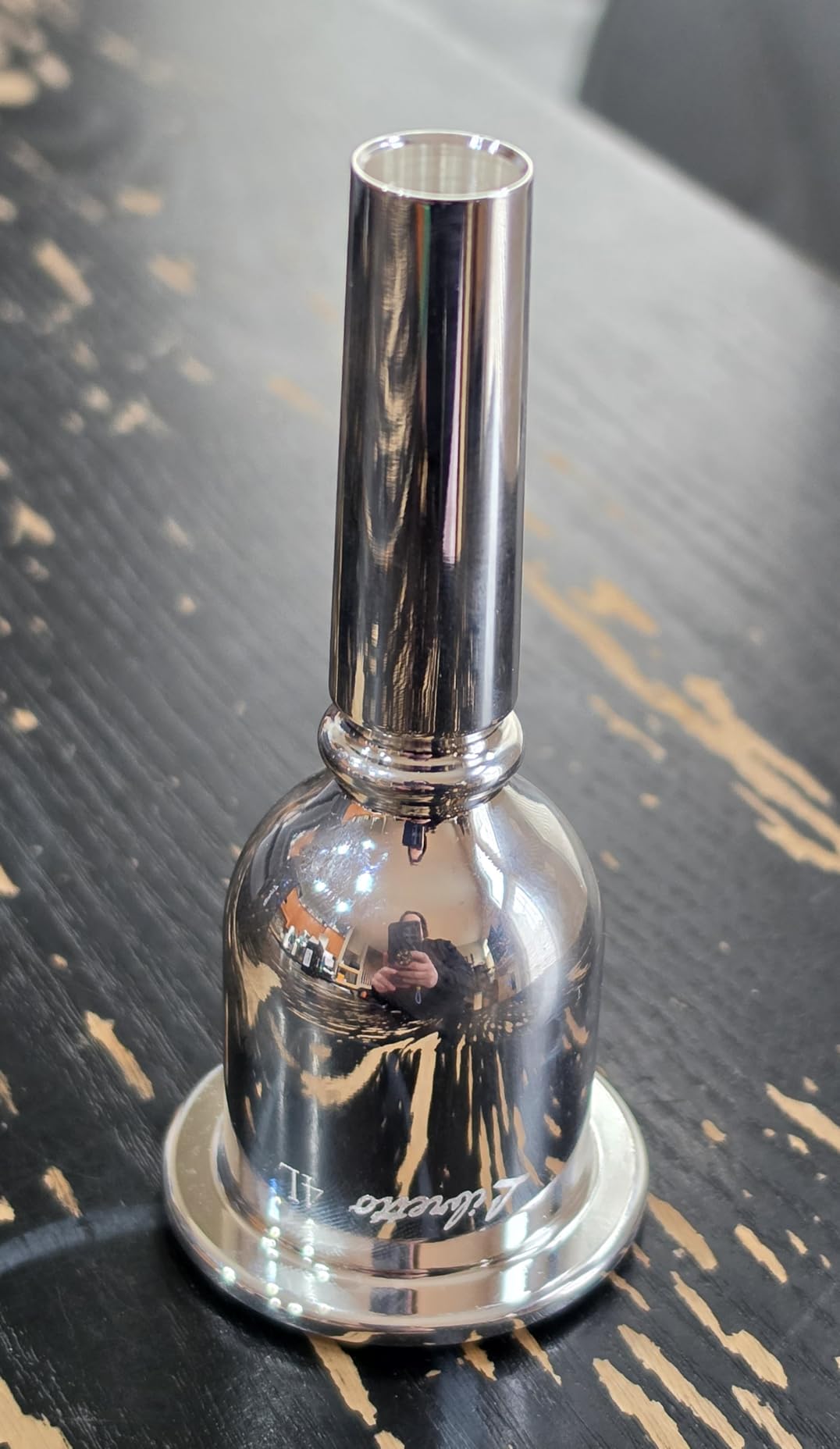 Libretto 24AW Tuba Mouthpiece, 2um Silver Plated Tuba Mouthpiece w/Vacuum Packing, Designed for Beginners, Students, Intermediate Players customer photo 1