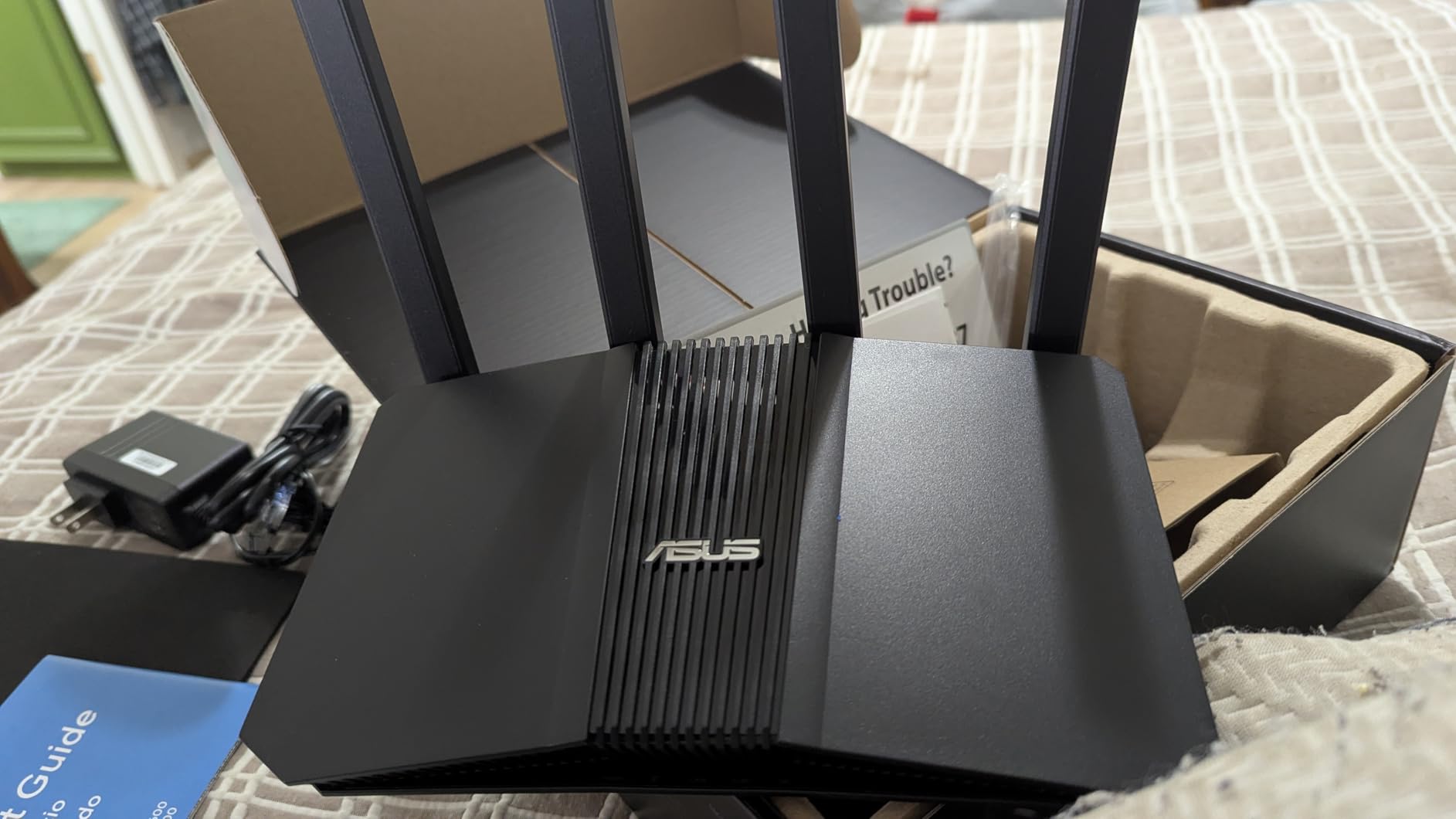 ASUS RT-BE58U WiFi 7 Router - Dual-WAN, 3.6 Gbps, Mesh + VPN Compatible | Wi-Fi 7 BE3600 dual-band router with 2.5G port and AiMesh for 8K streaming, HDR gaming and smart home management customer photo 1