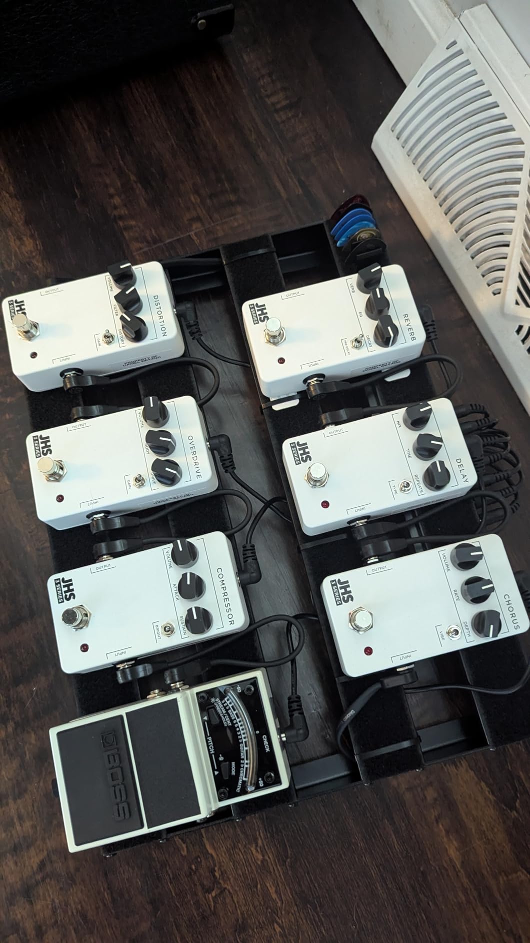 Pedal Board with Built-in Power Supply, Guitar Pedalboard 15