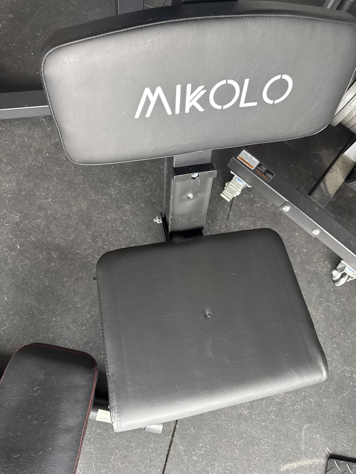 Mikolo Seal Row Bench, Back Extension Machine Back Machine, with Stationary Bench Combo, Upper Body Workout Equipment for Reverse Hyper and Lateral Raise, 1500LBS Capacity customer photo 2
