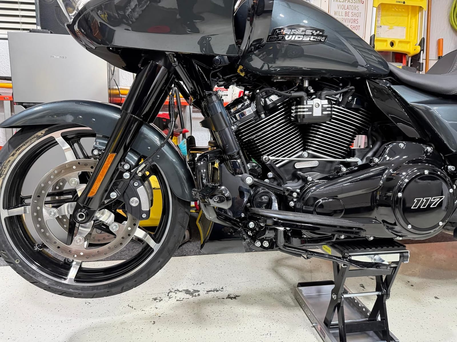1500 LBS Motorcycle Jack, Thickened 0.48