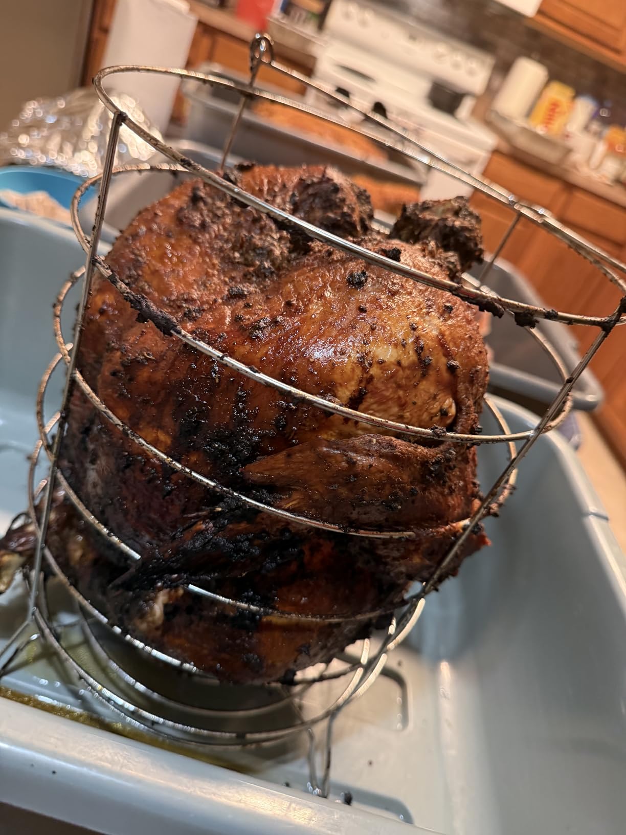 Charbroil The Big Easy Oil-Less Turkey Fryer | Outdoor Air Fryer | Propane Cooker, Black - 24102165 customer photo 2