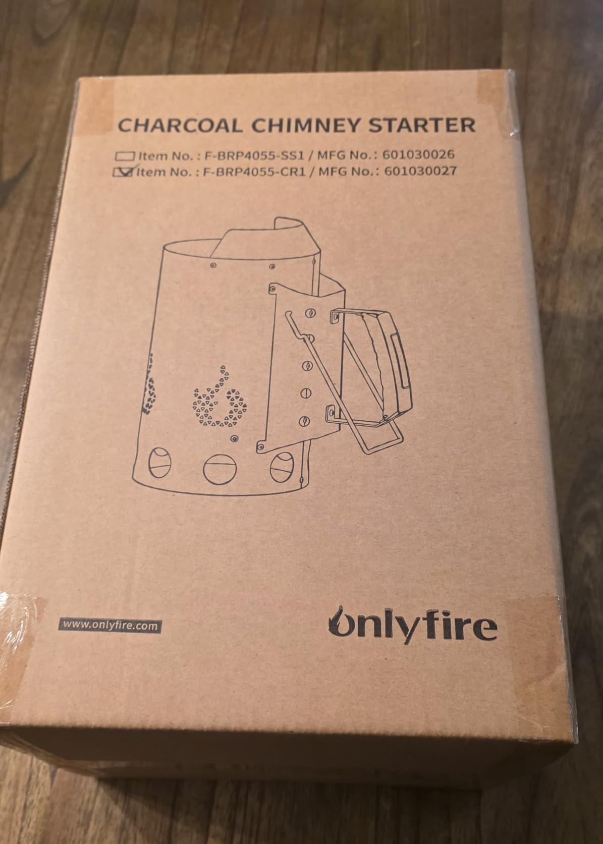 onlyfire Heavy Duty Deluxe Stainless Steel Charcoal Chimney Starter | Barbecue Fire Starter with Heat Shield & Stay-Cool Handle for Charcoal Grills customer photo 1