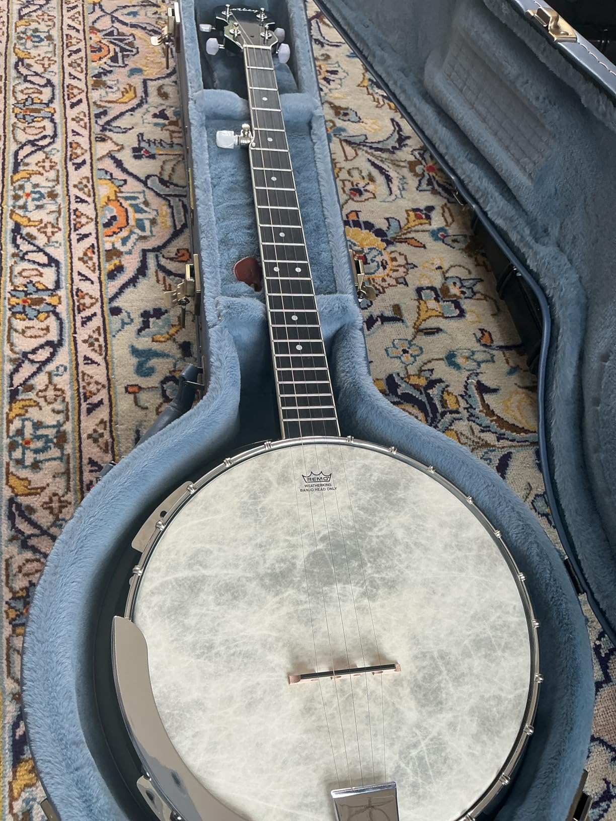 Lotkey 38-Inch 5 String Banjo, Remo Drum Head Full Size Banjos, Removable Resonator with Beginner's Manual, Banjo Strings, Bridge, Tuner, Finger Picks, Strap for Adults, Professional (Glossy Mocha) customer photo 1
