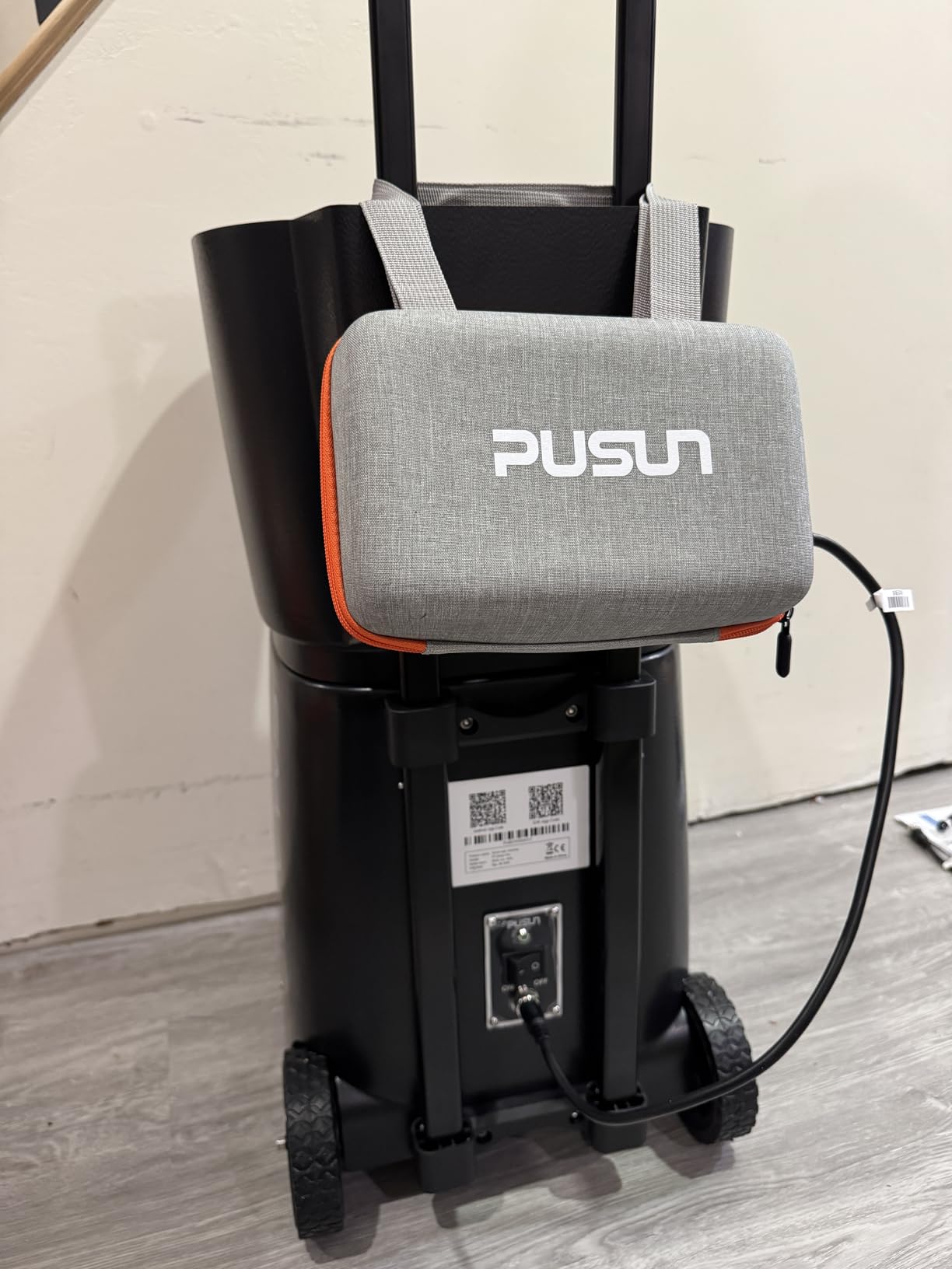 PUSUN PT-Smart Pro Internal Oscillation Tennis Ball Machine: App with 12 Built-in Training Modes, 28-Pt Custom Drills, 75MPH, 5H, 32.6lb Portable for Tennis & Padel customer photo 1