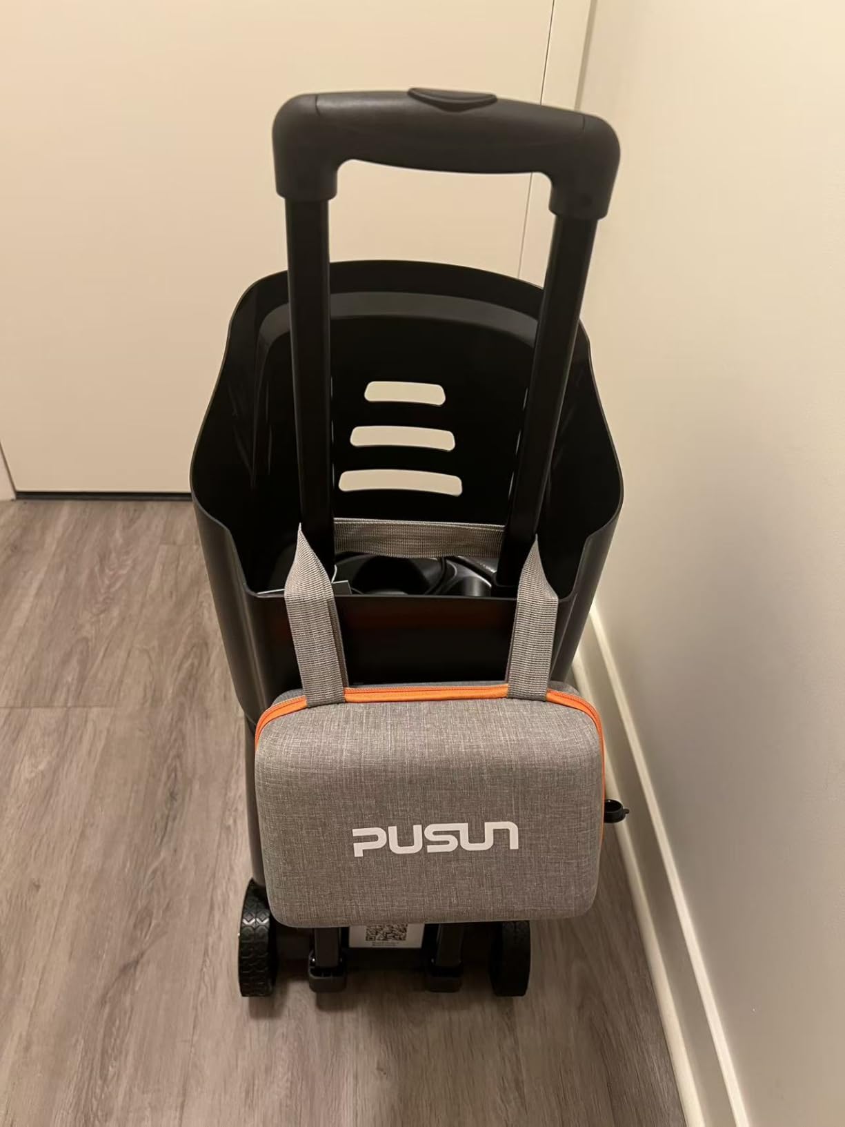 PUSUN|PT-Smart Tennis Ball Machine: App Control with 12 Built-in Training Modes,6-Level Spin,28-Pt,75 MPH,32.6 lbs,100+ Ball,5H Battery, Portable, for Tennis/Padel,Training, Practice,Beginners to Pros customer photo 2