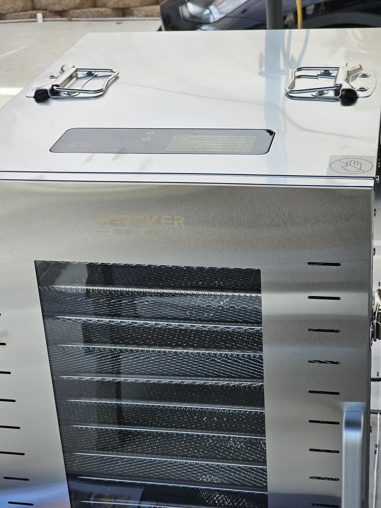 Commercial Food-Dehydrator Machine 16 Trays 27.28ft² Large Food Dryer 1500W customer photo 1