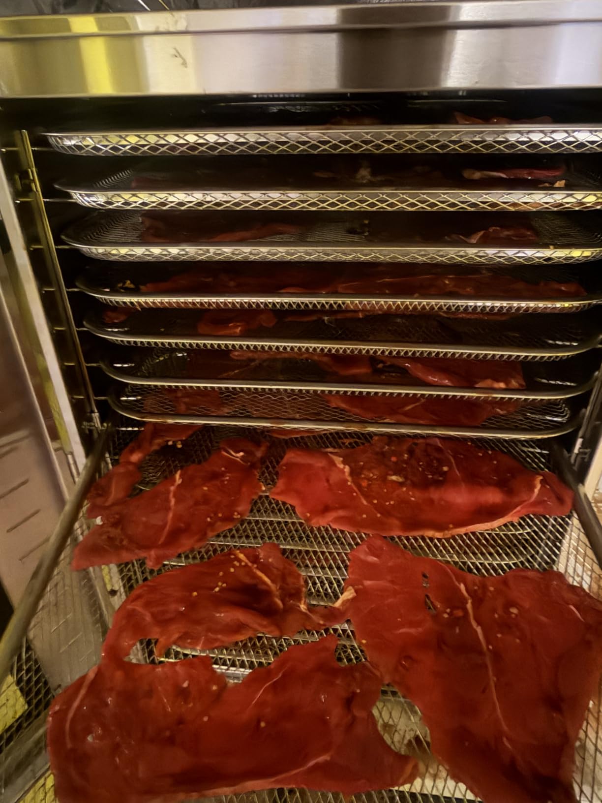 Commercial Food-Dehydrator Machine 16 Trays 27.28ft² Large Food Dryer 1500W customer photo 2