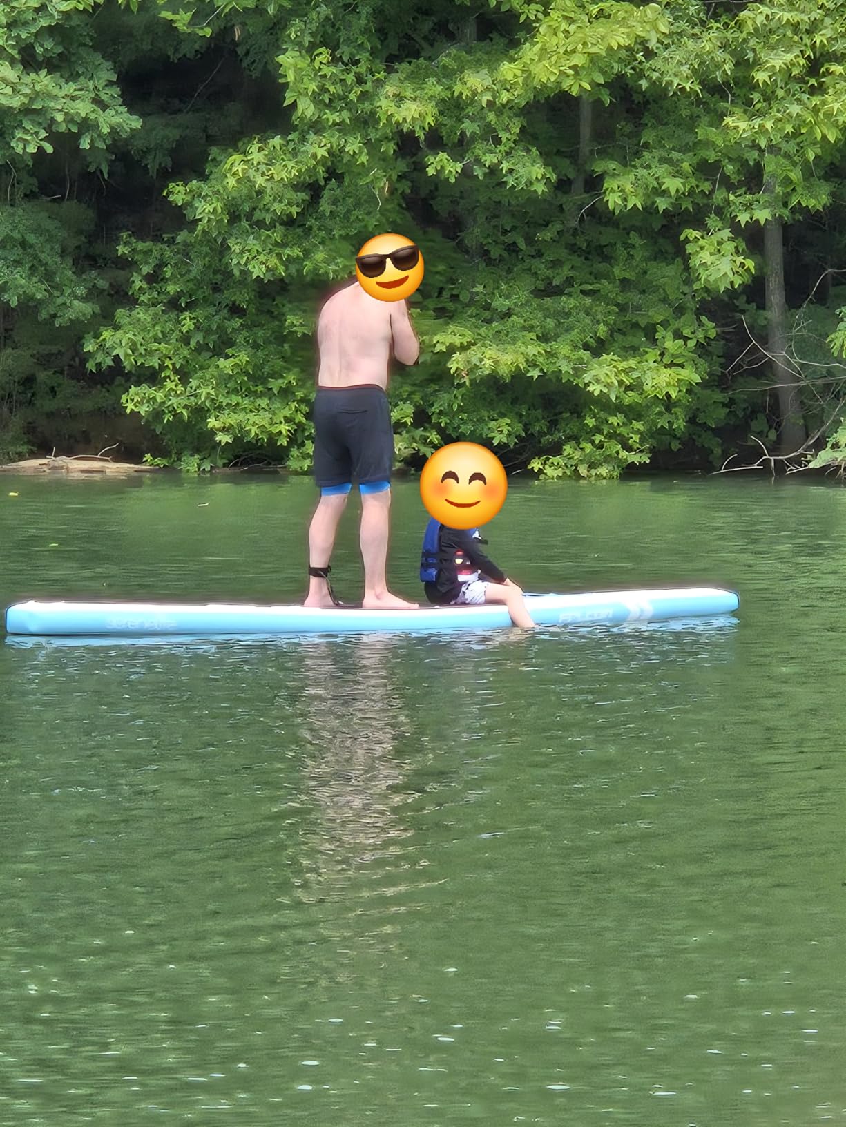 SereneLife 14' Inflatable Stand Up Paddle Board for Racing - 28