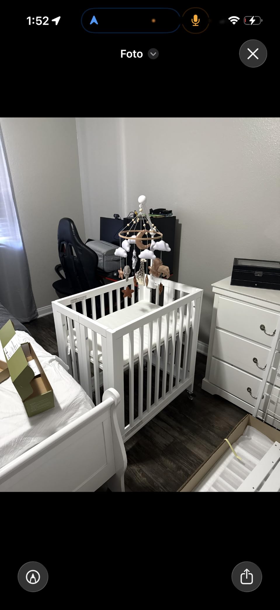 Babyletto Rolli All-Stages 9-in-1 Convertible Baby Crib, Honey - GREENGUARD Gold Certified customer photo 1